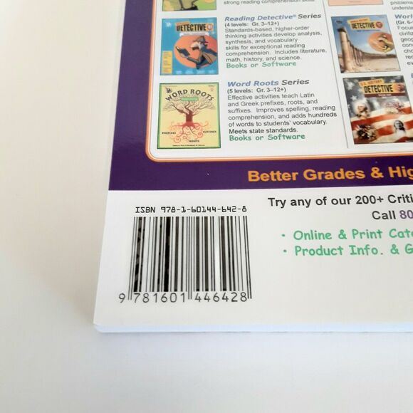 Editor in Chief Level 3 Workbook Grades 9-12+ Award Winning Critical Thinking Co - Picture 7 of 8